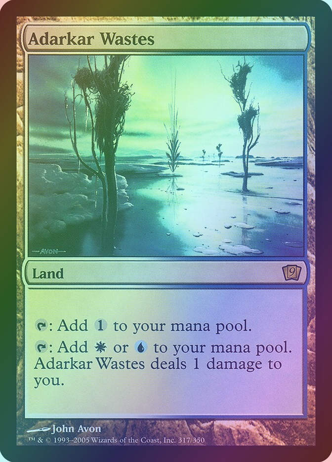 Adarkar Wastes (9ED) (317★) / Foil