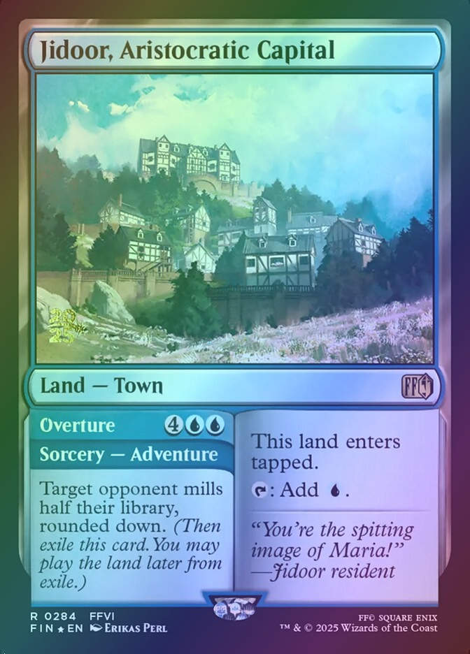 Jidoor, Aristocratic Capital // Overture (PFIN) (284s) / Foil