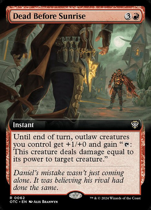 Dead Before Sunrise (otc) (62) / Extended Art