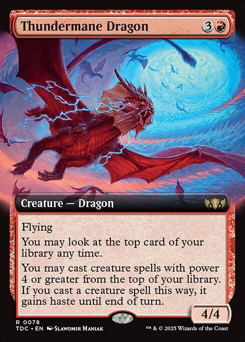 Thundermane Dragon (TDC) (78) / Extended Art
