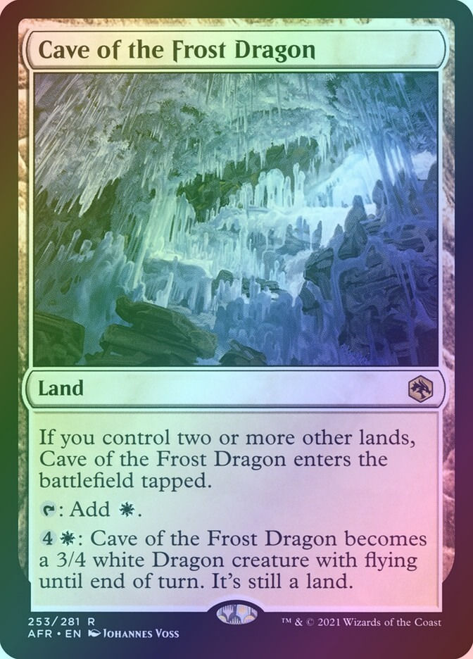 Cave of the Frost Dragon (AFR) (253) / Foil