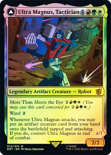 Ultra Magnus, Tactician // Ultra Magnus, Armored Carrier (BOT) (15) / Foil — cara 1 de 2