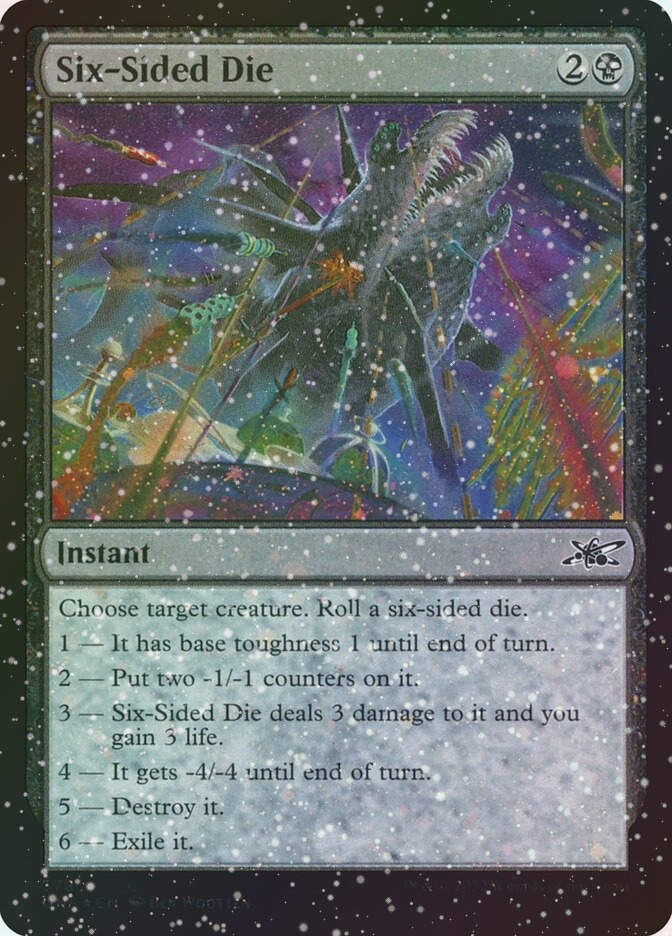 Six-Sided Die (UNF) (378) / Galaxy Foil