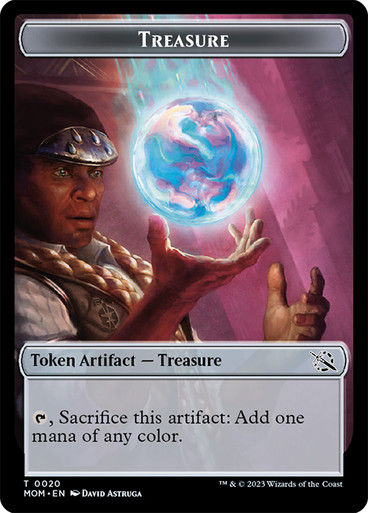 Treasure (20) Token [March of the Machine Tokens]