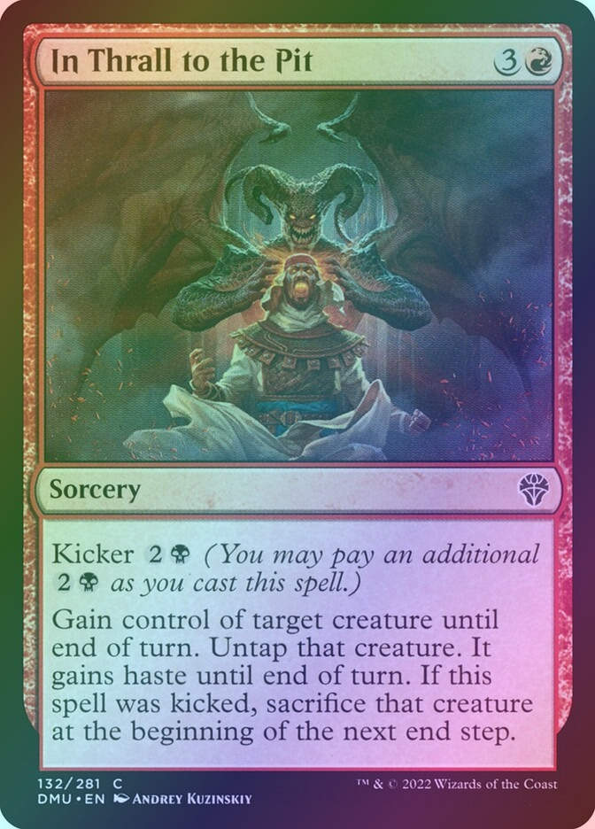 In Thrall to the Pit (DMU) (132) / Foil