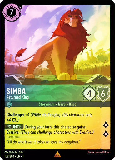 Simba - Returned King (LOR_TFC) / Foil