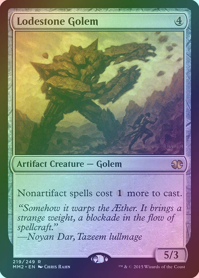 Lodestone Golem (MM2) (219) / Foil