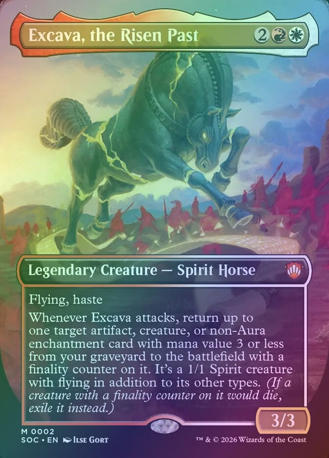 Excava, the Risen Past (SOC) (2) / Borderless / Foil