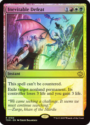 Inevitable Defeat (TDM) (194) / Foil