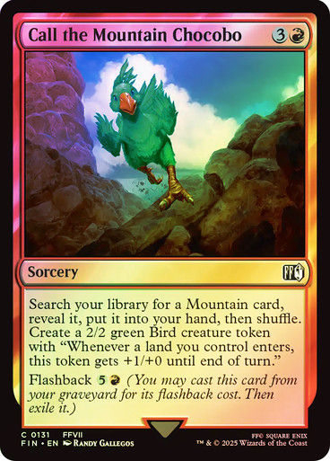 Call the Mountain Chocobo (FIN) (131) / Foil