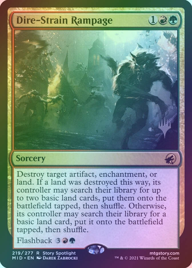 Dire-Strain Rampage (PMID) (219p) / Foil
