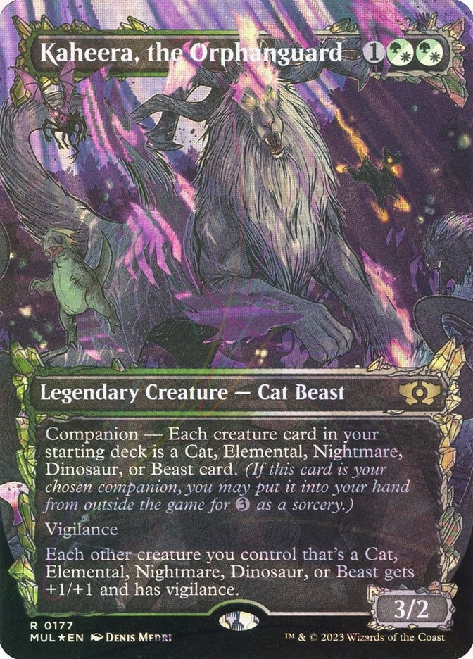 Kaheera, the Orphanguard (MUL) (177) / Borderless / Showcase / Halo Foil