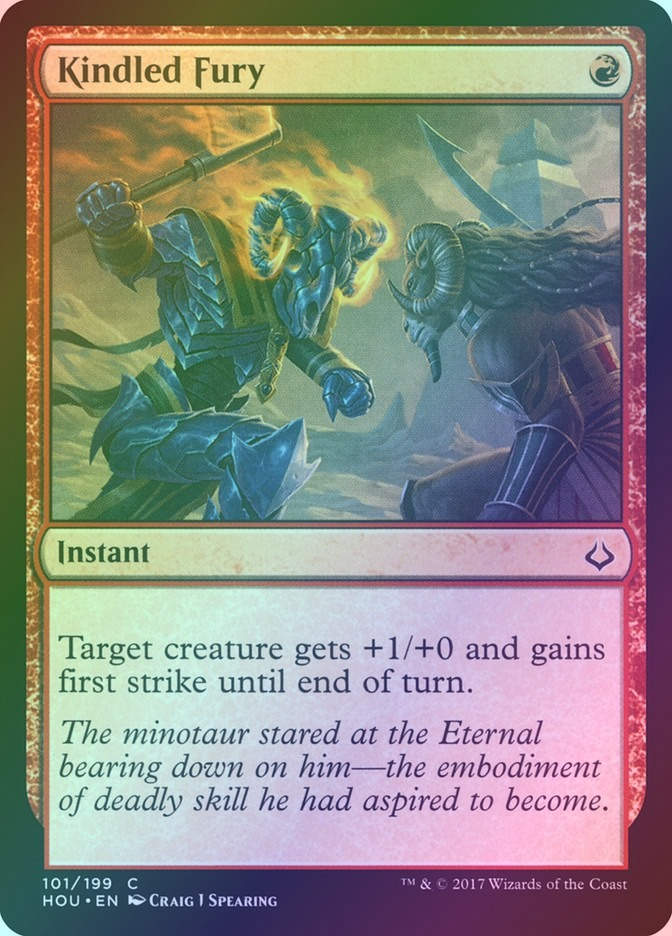 Kindled Fury (HOU) (101) / Foil
