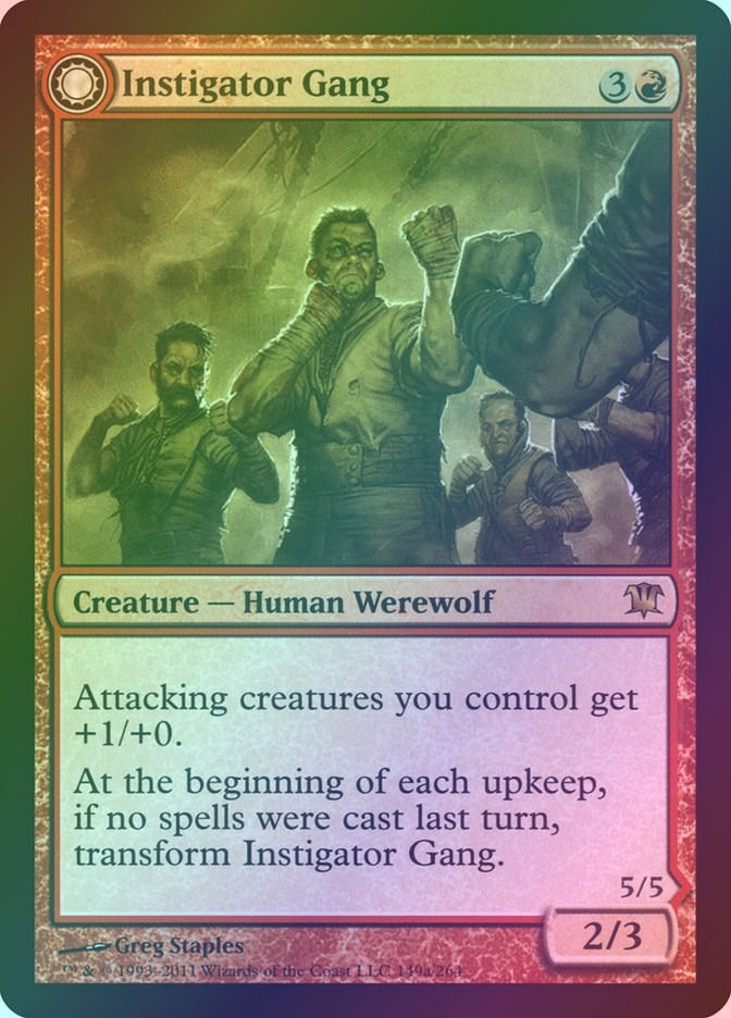 Instigator Gang // Wildblood Pack (ISD) (149) / Foil — cara 1 de 2