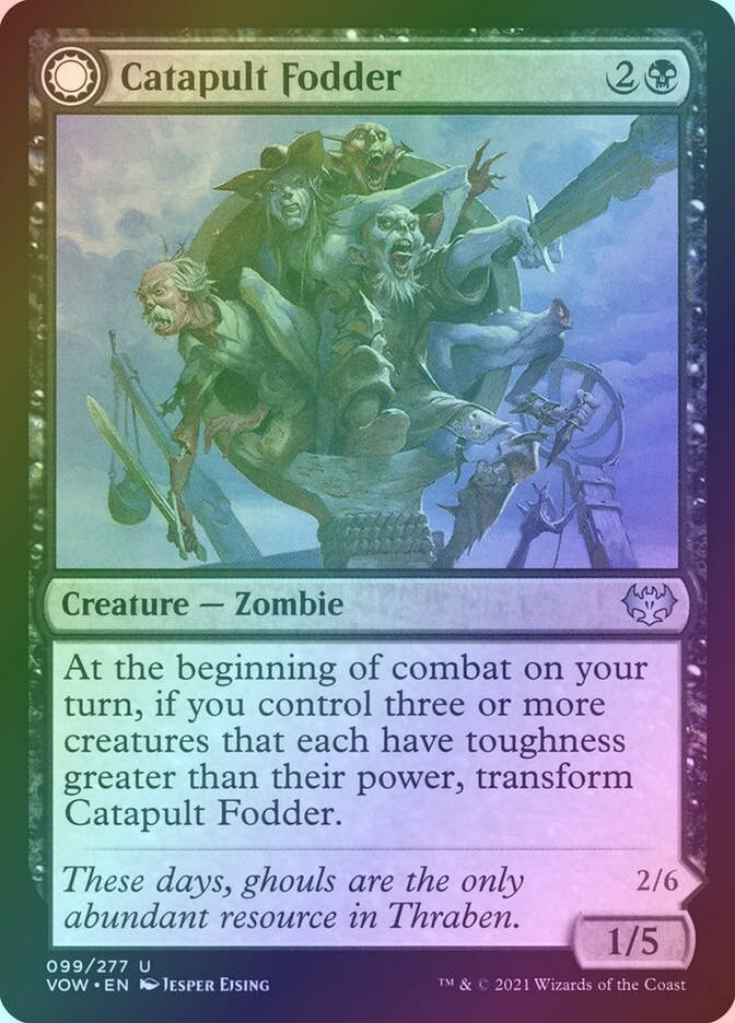 Catapult Fodder // Catapult Captain (VOW) (99) / Foil