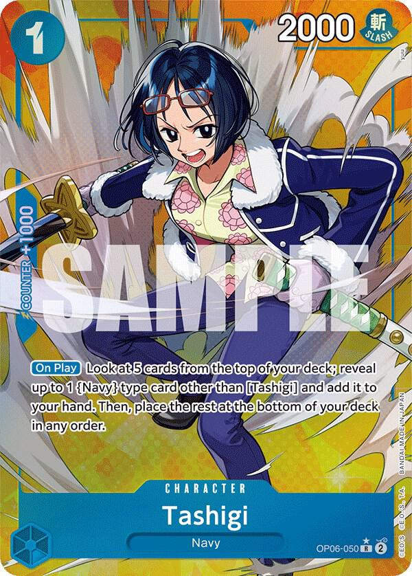 Tashigi (Alternate Art) (OP06-050) / Foil