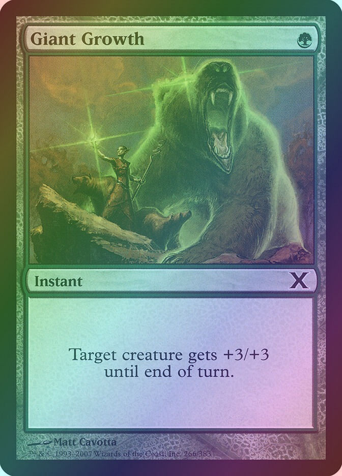 Giant Growth (10E) (266) / Foil