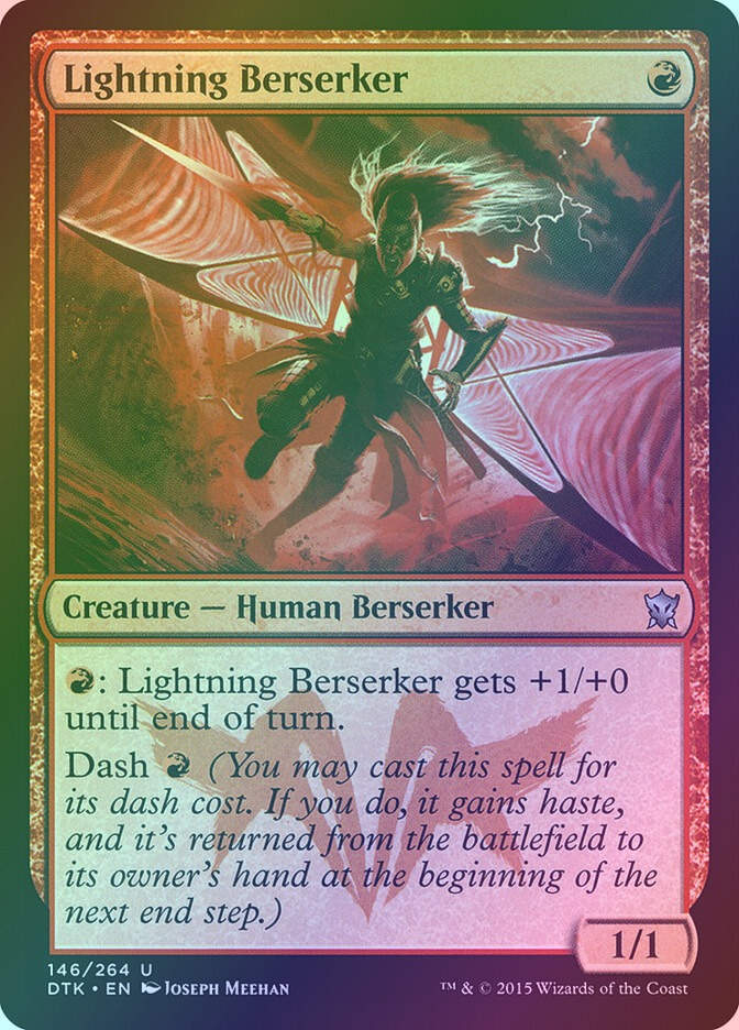 Lightning Berserker (DTK) (146) / Foil