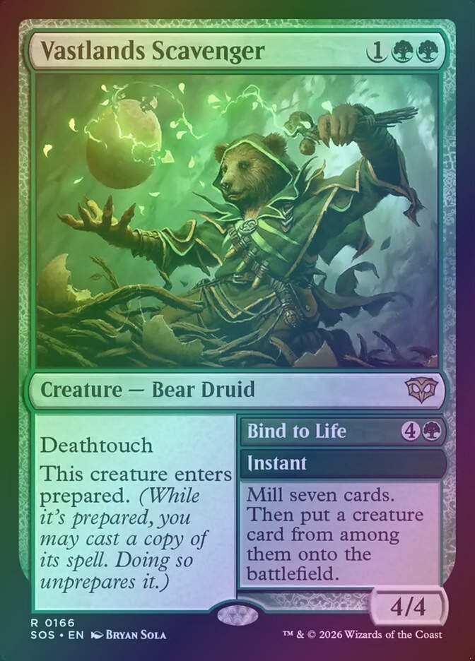 Vastlands Scavenger // Bind to Life (SOS) (166) / Foil
