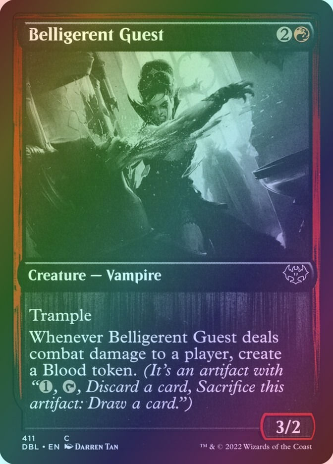 Belligerent Guest (DBL) (411) / Foil