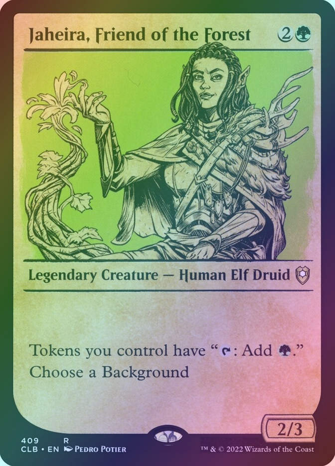 Jaheira, Friend of the Forest (CLB) (409) / Showcase / Foil