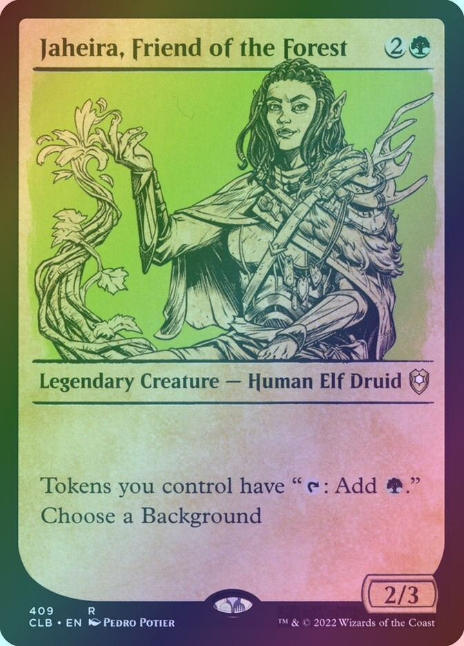 Jaheira, Friend of the Forest (CLB) (409) / Showcase / Foil