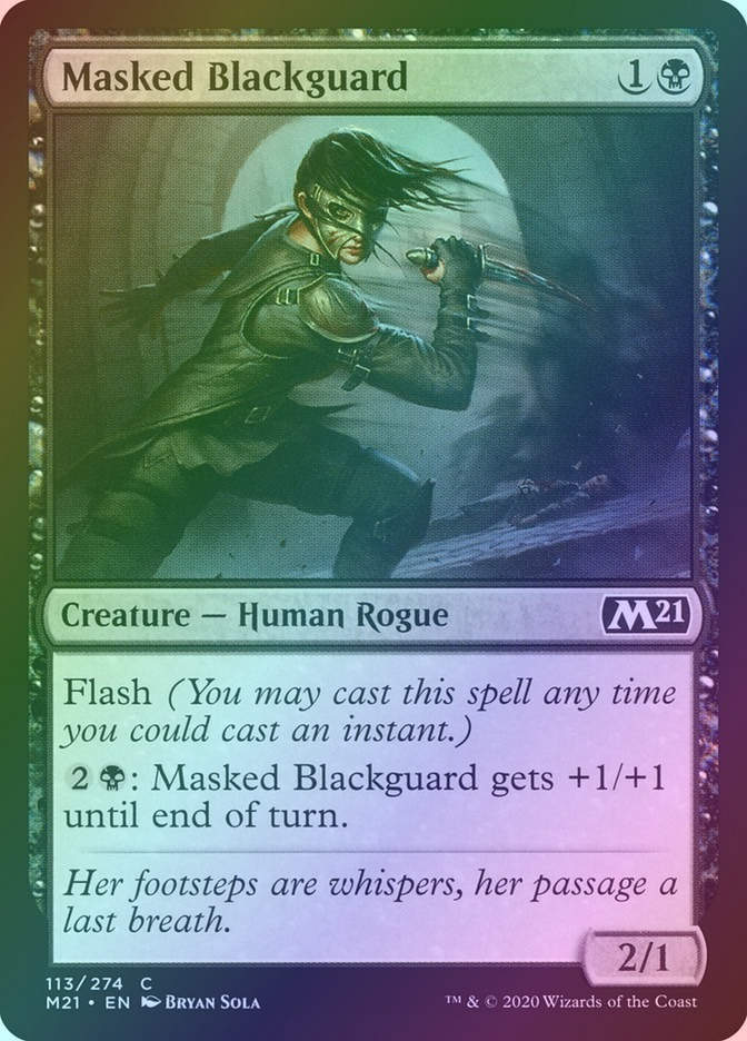 Masked Blackguard (M21) (113) / Foil