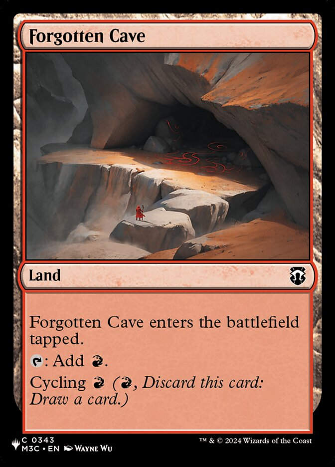 Forgotten Cave (PLST) (M3C-343)