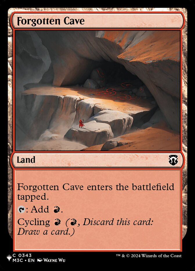 Forgotten Cave (PLST) (M3C-343)