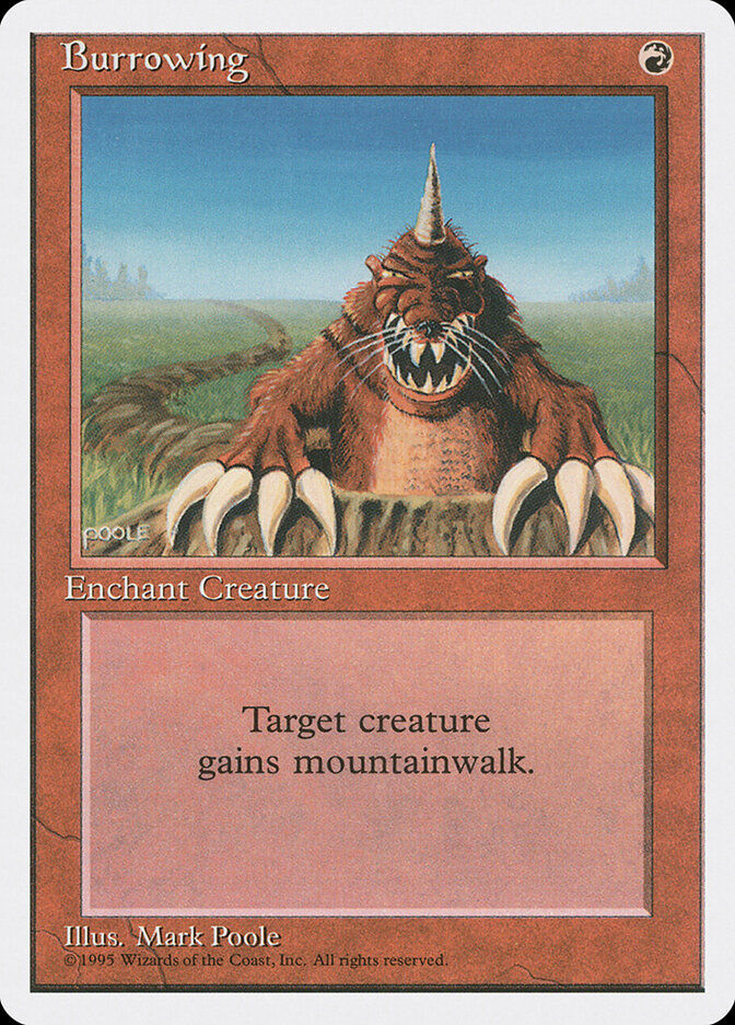 Burrowing (4ED) (180)
