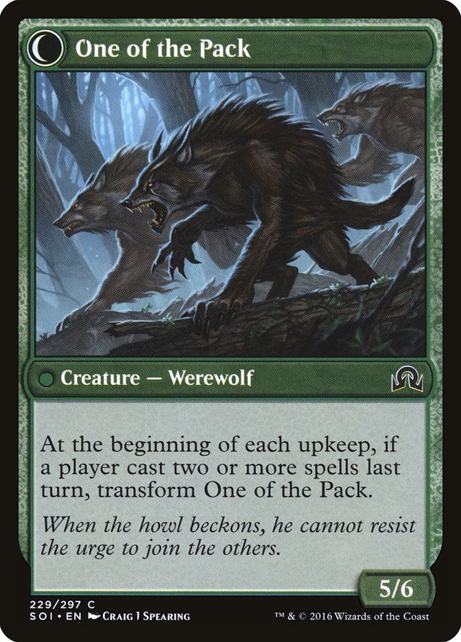 Solitary Hunter // One of the Pack (SOI) (229) — cara 2 de 2