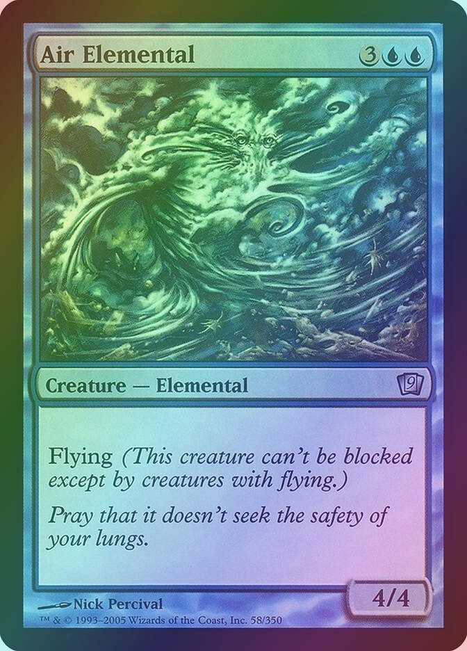 Air Elemental (9ED) (58★) / Foil