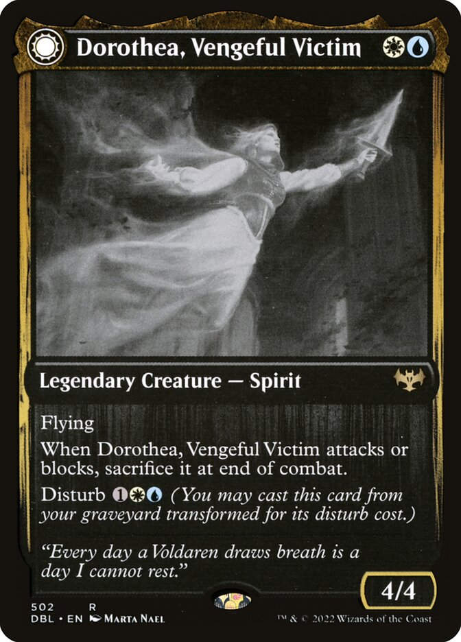 Dorothea, Vengeful Victim // Dorothea's Retribution (DBL) (502)