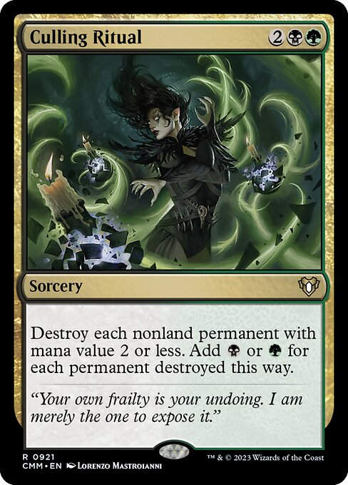 Culling Ritual (cmm) (Commander Deck)