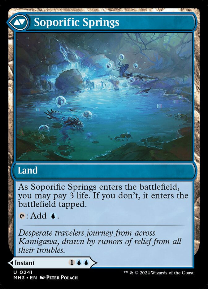 Sink into Stupor // Soporific Springs (MH3) (241) — cara 2 de 2