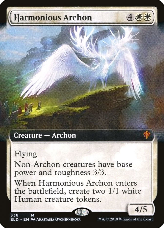 Harmonious Archon (ELD) (338) / Extended Art