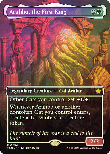 Arahbo, the First Fang (FDN) (294) / Foil / Borderless