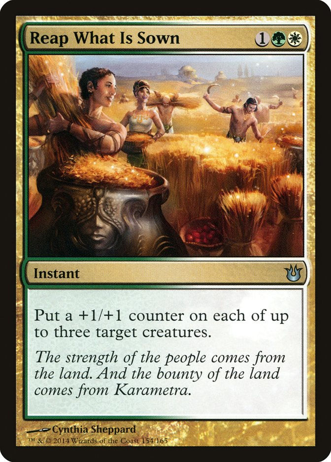 Reap What Is Sown (BNG) (154)