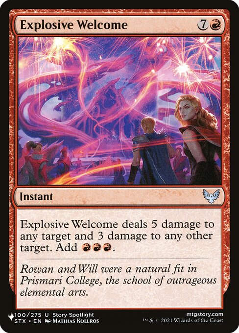Explosive Welcome (PLST) (STX-100)