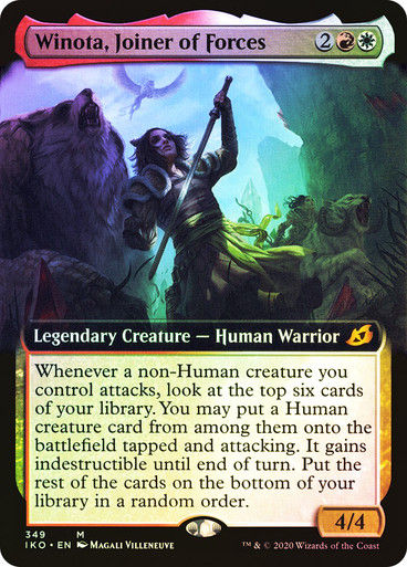 Winota, Joiner of Forces (IKO) (349) / Extended Art / Foil