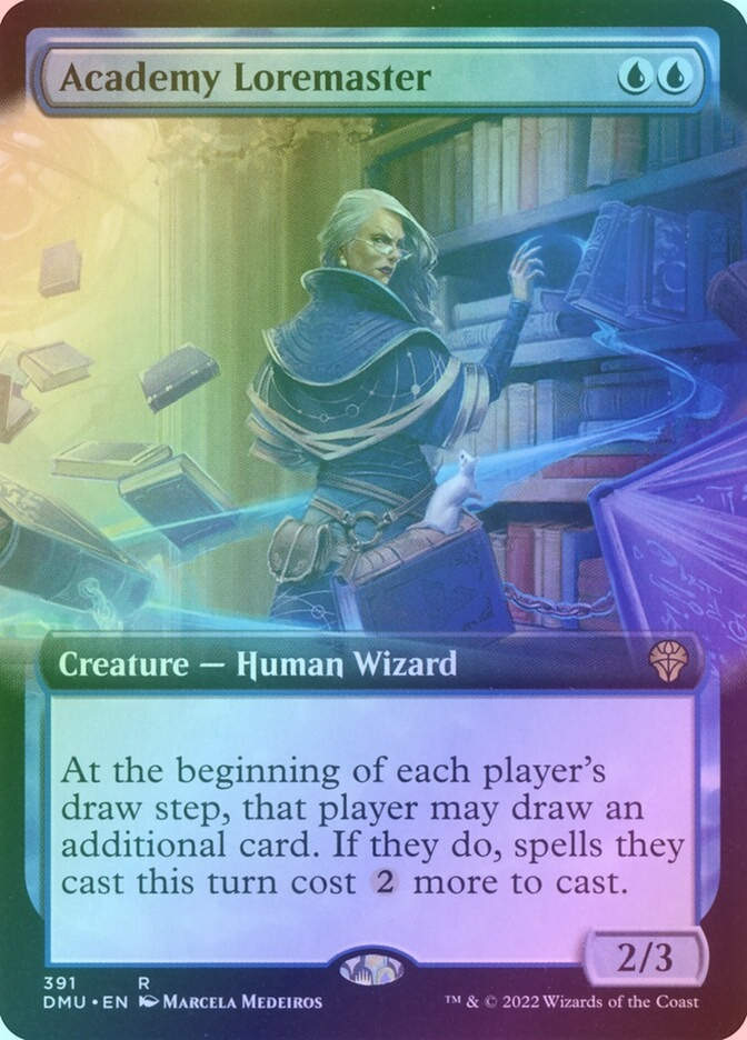 Academy Loremaster (DMU) (391) / Extended Art / Foil