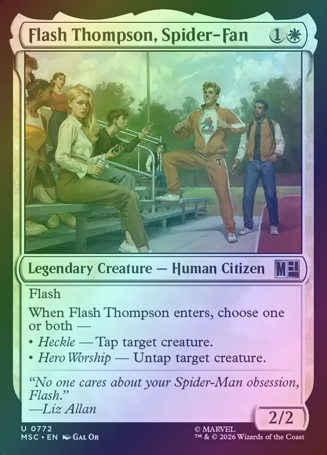 Flash Thompson, Spider-Fan (MSC) (772) / Foil