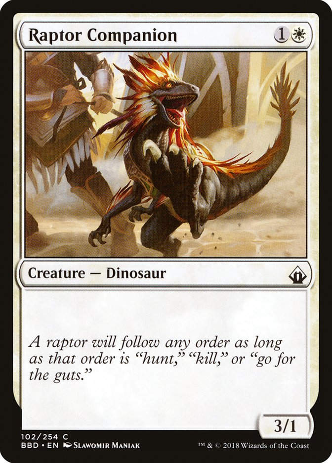 Raptor Companion (BBD) (102) / Foil