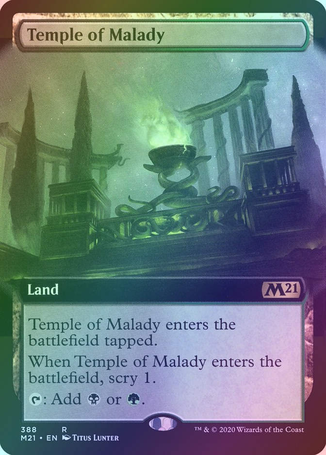 Temple of Malady (M21) (388) / Extended Art / Foil