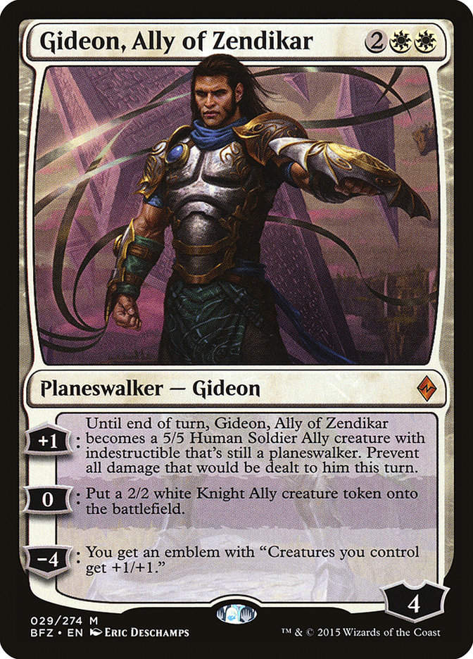 Gideon, Ally of Zendikar (BFZ) (29)