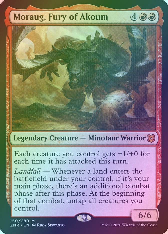 Moraug, Fury of Akoum (ZNR) (150) / Foil