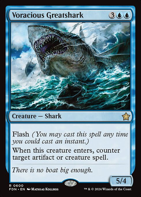 Voracious Greatshark (FDN) (600) (Starter)