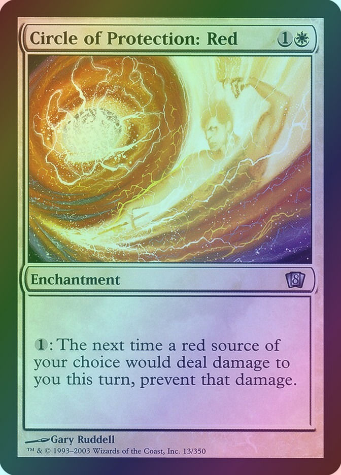 Circle of Protection: Red (8ED) (13★) / Foil