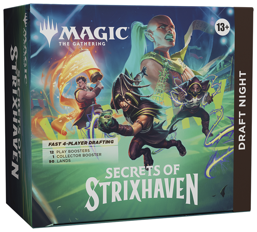 Secrets of Strixhaven Draft Night — cara 1 de 2