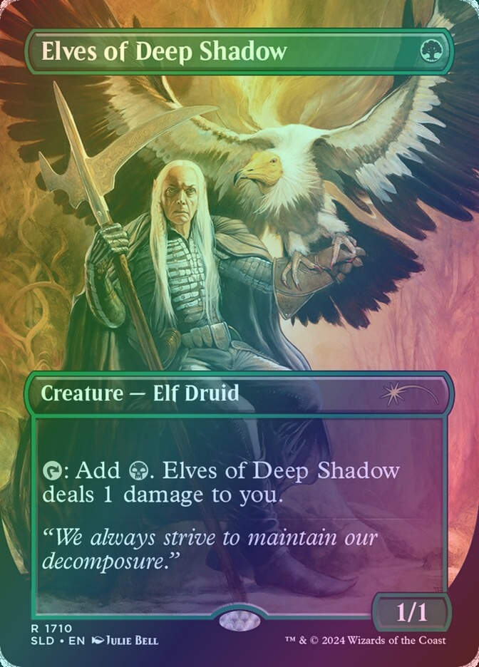 Elves of Deep Shadow (SLD) (1710) / Borderless / Foil